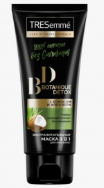 TRESemme маска питательная botanique detox с кокосом и алоэ вера, увлажнение без утяжеления
